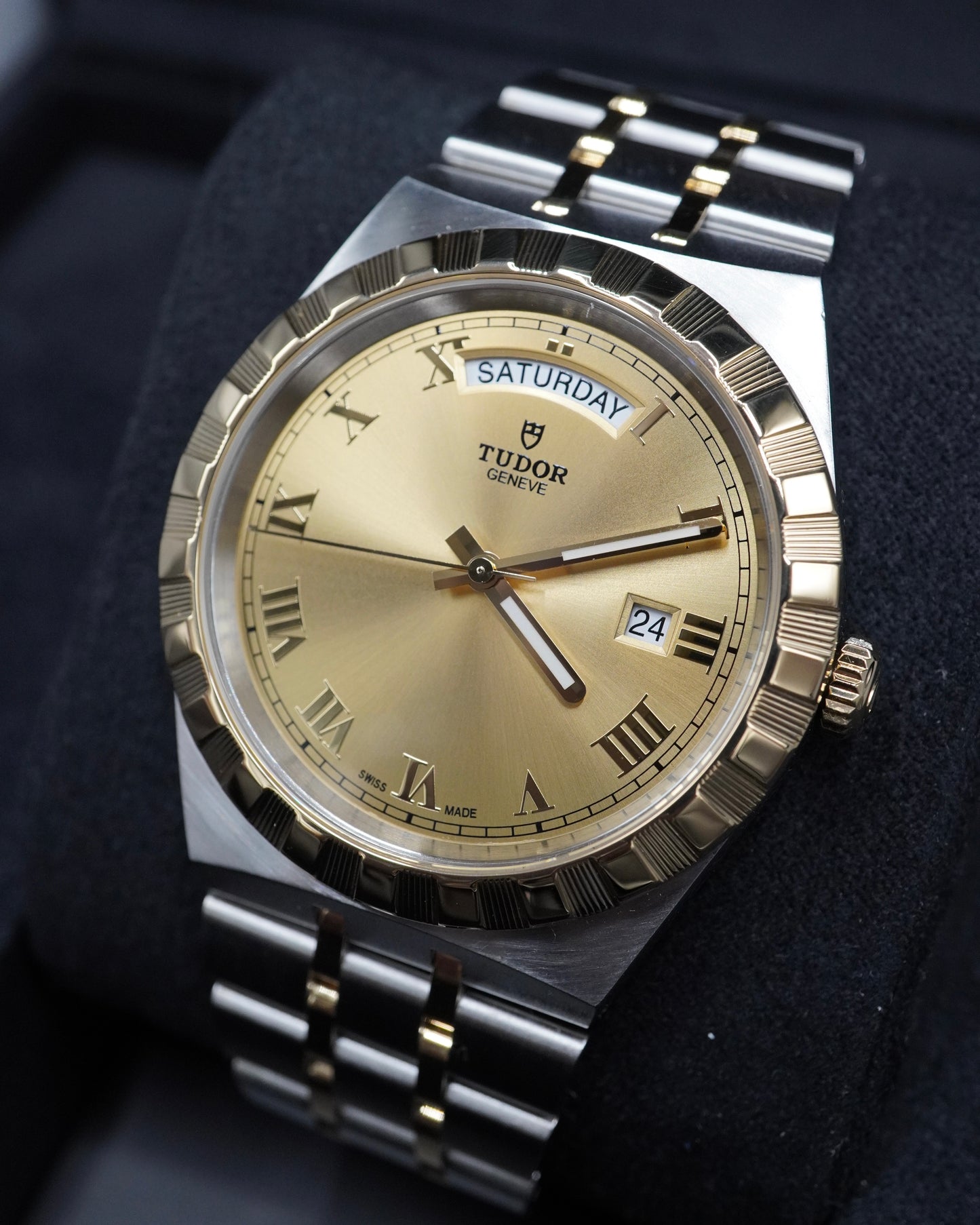 Tudor Royal Day Date โChampagne Dialโ - M28603