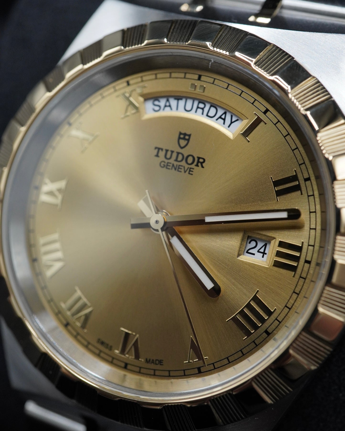 Tudor Royal Day Date โChampagne Dialโ - M28603
