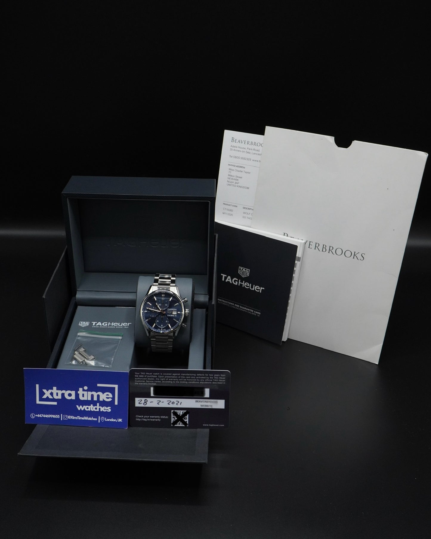 TAG Heuer Carrera Calibre 16 Automatic Chronograph - CBK2112