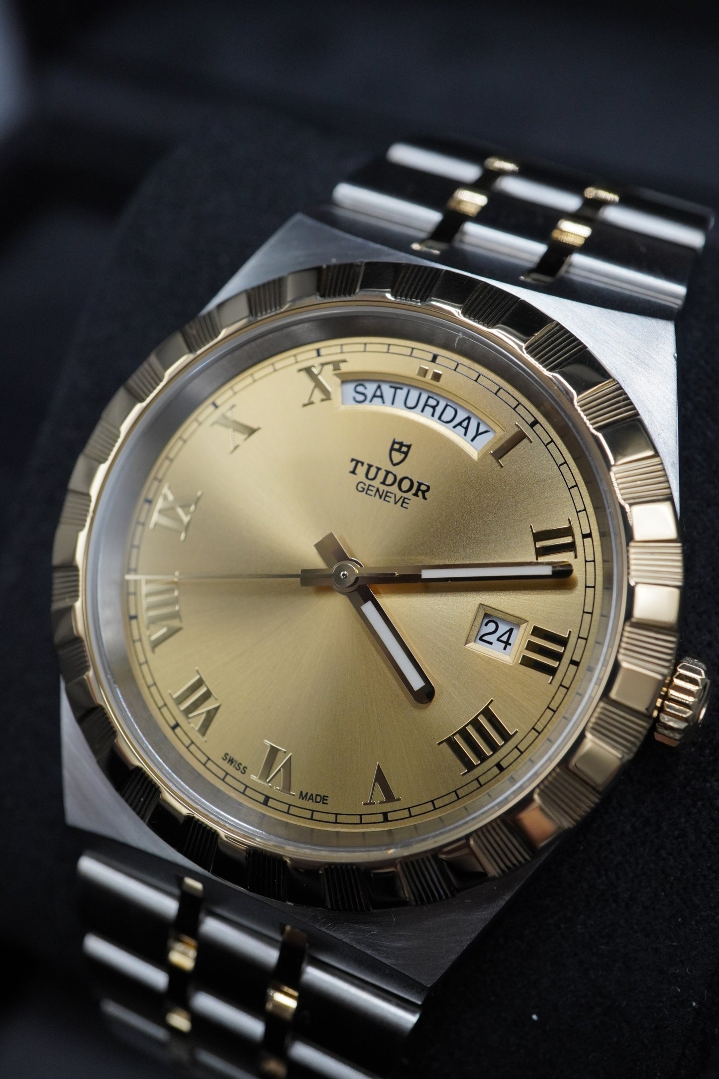 Tudor Royal Day Date โChampagne Dialโ - M28603