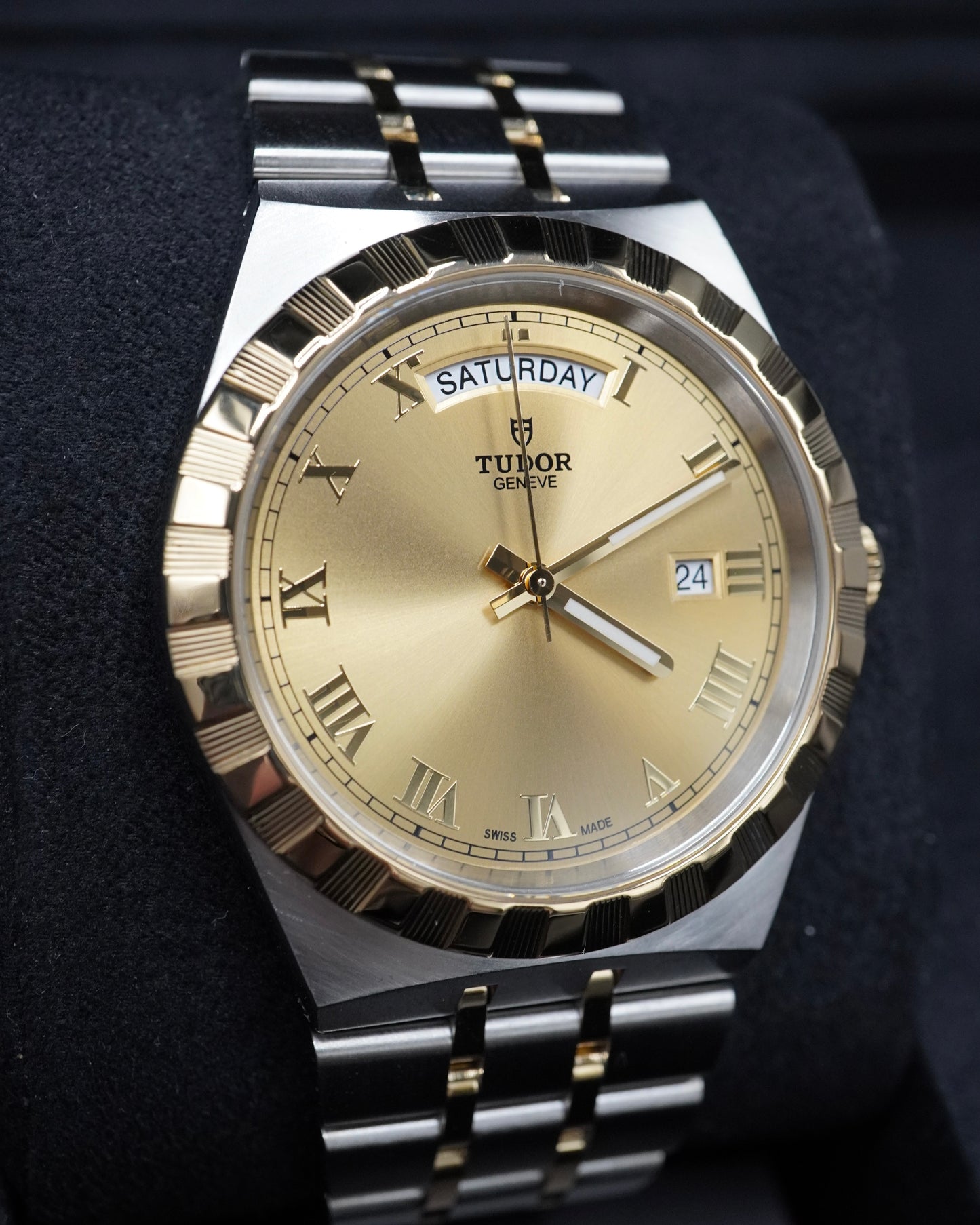 Tudor Royal Day Date โChampagne Dialโ - M28603