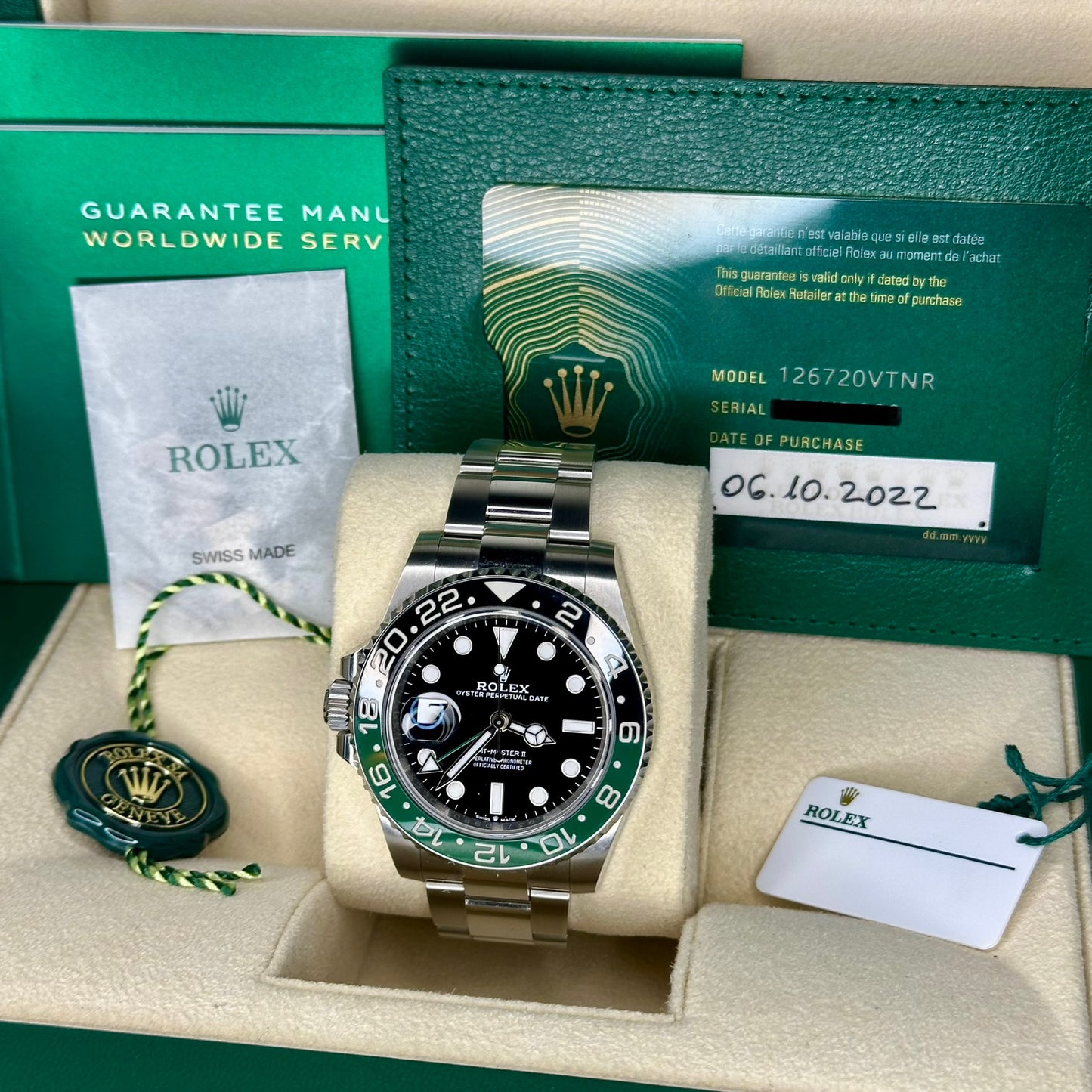 Rolex GMT-Master II “Sprite” - 126720VTNR