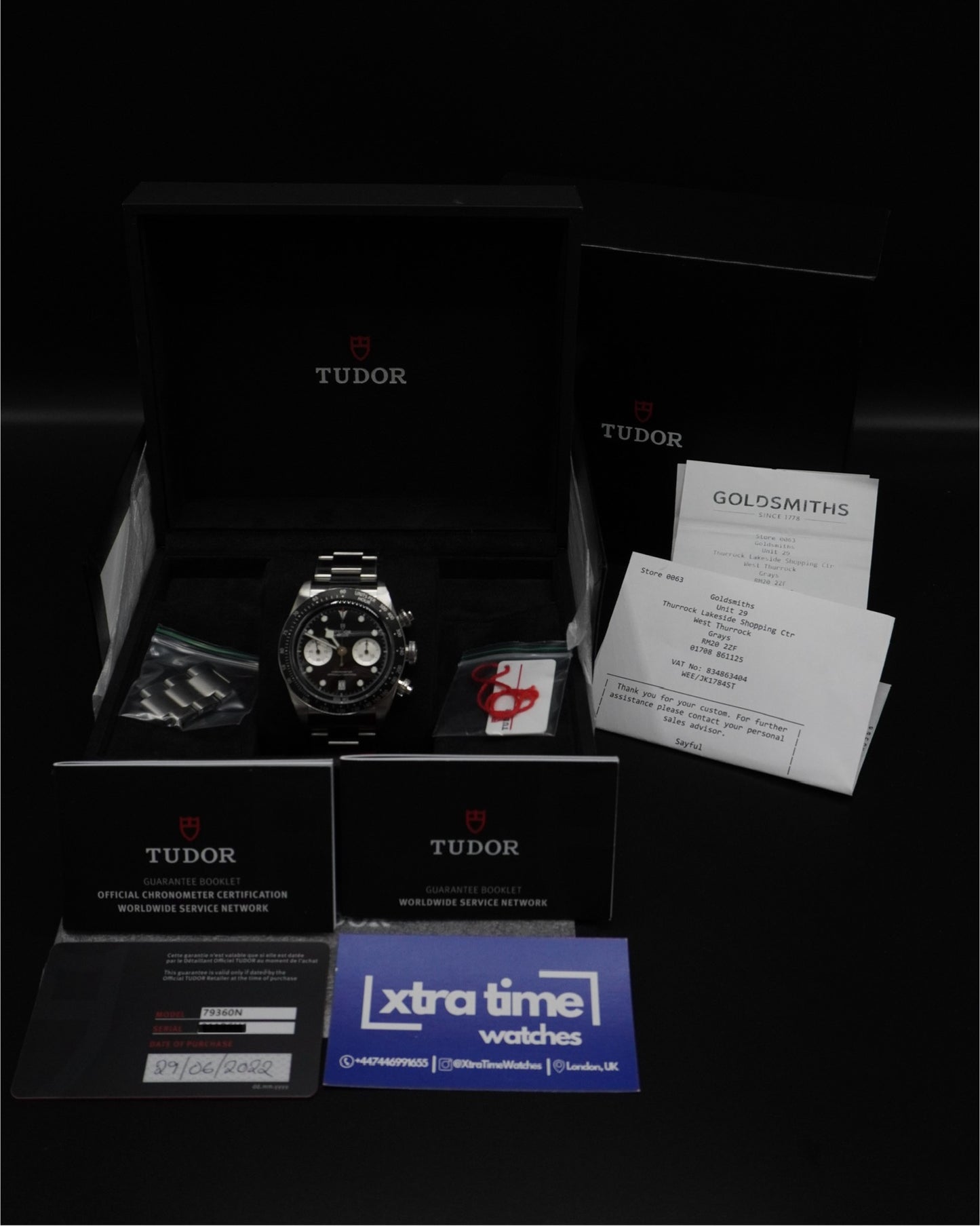 Tudor Black Bay Chronograph 'Reverse Panda' - M79360N