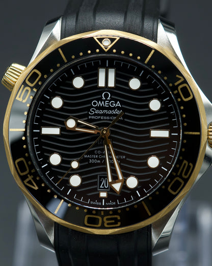 Omega Seamaster Professional Diver 300M Sedna Yellow Gold - 210.22.42.20.01.001